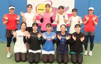 Shimadzu Breakers Hold Training Session for Local High School Tennis Players!